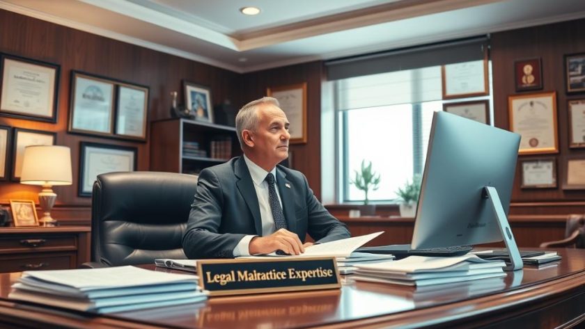 Telephone Contact In Parenting Plan – Effective Communication Tips 1 A Modern, Well-Lit Law Office Interior With A Large Mahogany Desk And A Distinguished-Looking Lawyer Seated Behind It, Deep In Thought. On The Desk, There Are Stacks Of Legal Documents, A Computer, And A Nameplate That Reads &Quot;Legal Malpractice Expertise&Quot;. The Walls Are Adorned With Diplomas, Awards, And Framed Legal Certificates, Conveying A Sense Of Authority And Expertise. The Lighting Is Warm And Focused, Creating A Professional And Authoritative Atmosphere. The Lawyer Is Dressed In A Sharp, Tailored Suit, Exuding Confidence And Competence. The Overall Scene Suggests A Seasoned Legal Professional Dedicated To Handling Complex Malpractice Cases.